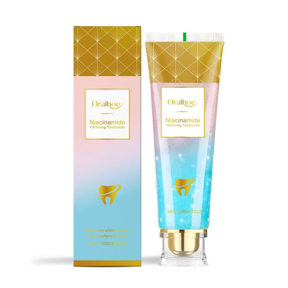 Brightening Whitening Toothpaste | معجون أسنان بالنياسيناميد لتفتيح الأسنان وإزالة التصبغات